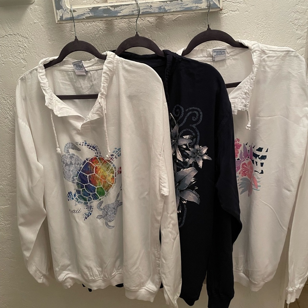3 Large men’s crazy shirts Hawaii original new without tags